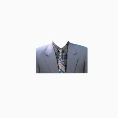 西服工作照模板