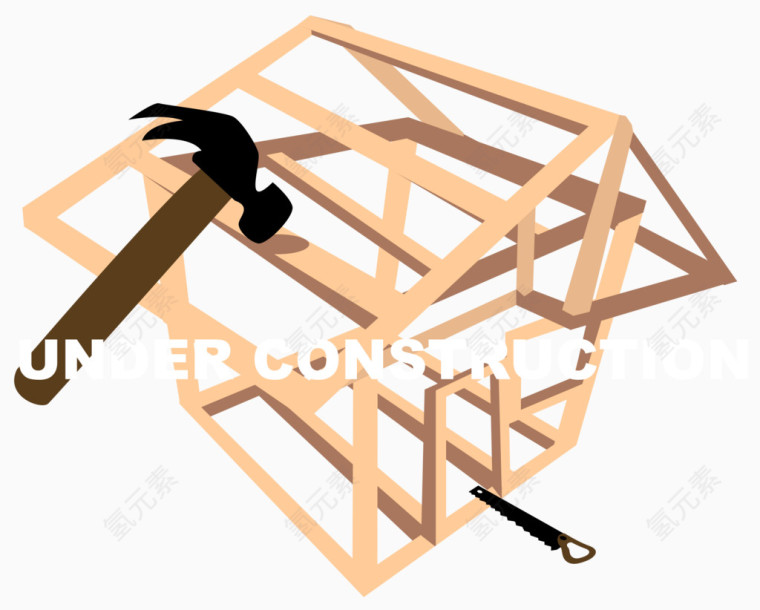 框架木头架子矢量