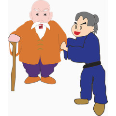 老人 扶老人 善良