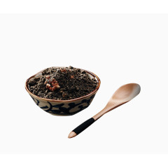 精致瓷碗养生芝麻糊素材