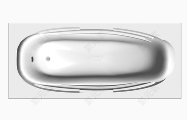 户型图彩平图白色浴缸洗澡盆洁具