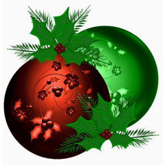 圣诞节彩球