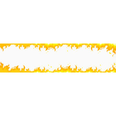 矢量手绘火焰边框