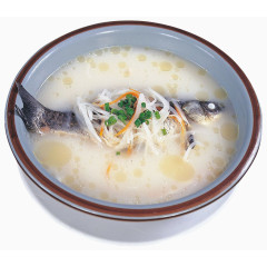 萝卜丝鲫鱼汤免抠素材