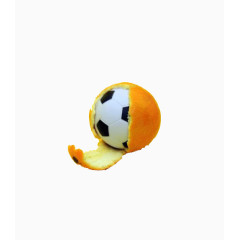 橘子皮里的足球