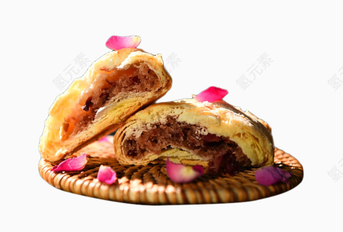 香楠玫瑰鲜花饼