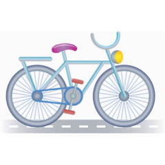 卡通自行车
