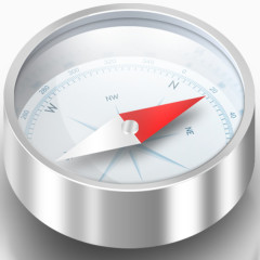 金属质感指南针