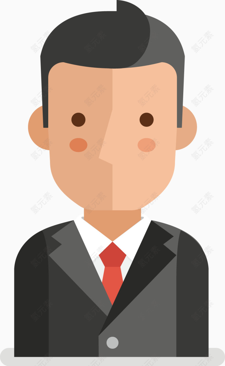 卡通商务人物元素