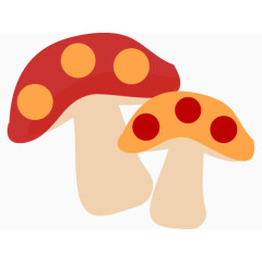 手绘蘑菇