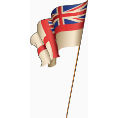 矢量手绘美国国旗