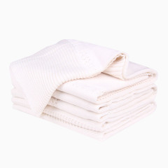 毛线新生婴儿白色毛毯