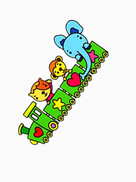 坐火车的小动物