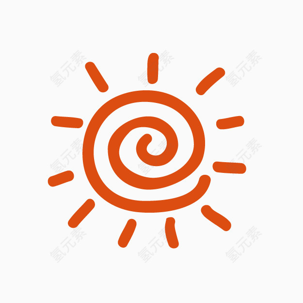卡通太阳