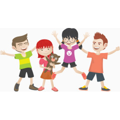 卡通人物矢量图