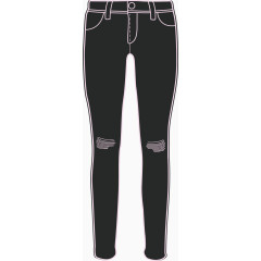 女士休闲裤素材