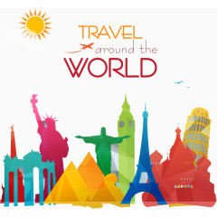 矢量旅游胜地