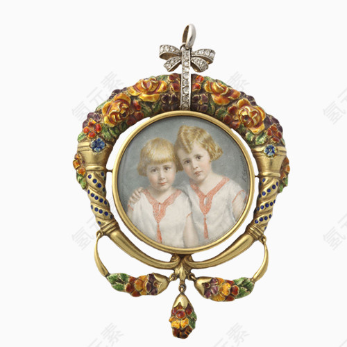 精美精致怀表框素材