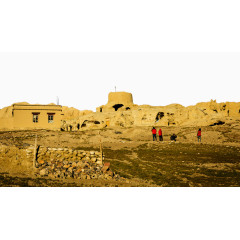 著名西藏古格王朝遗址