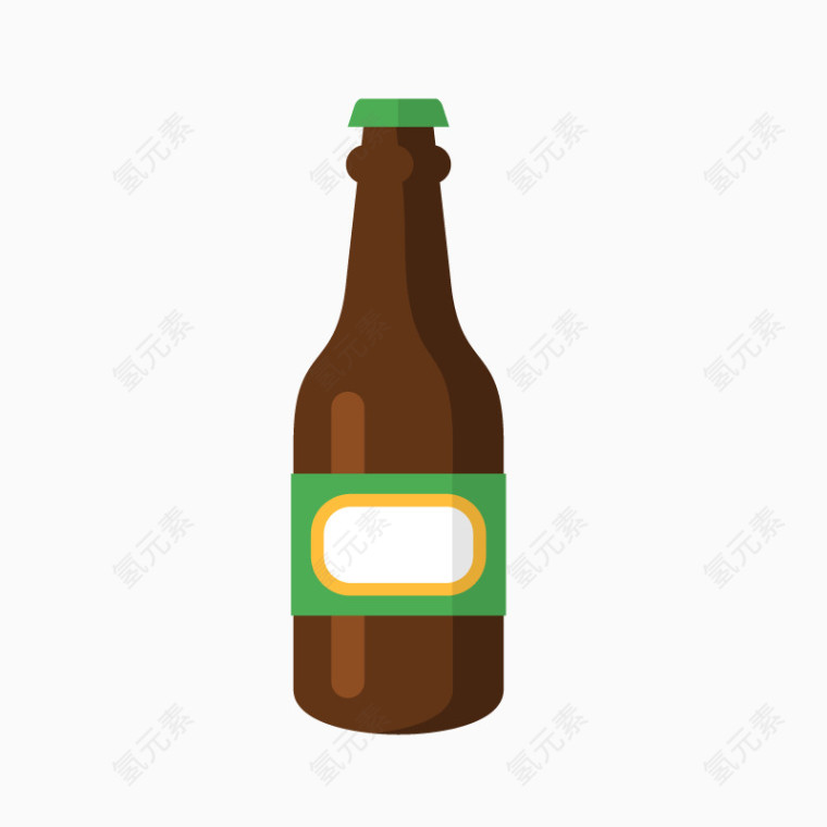 一瓶啤酒