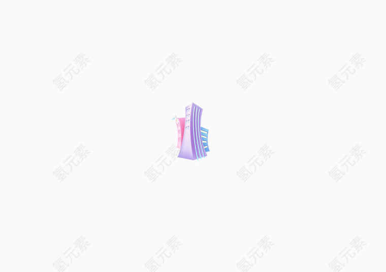 未来科幻设计感大楼