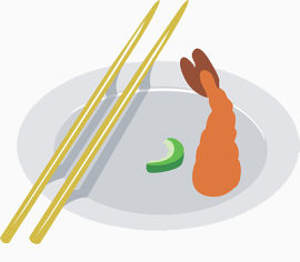 盘中食物