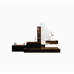 定制客厅电视柜玻璃柜