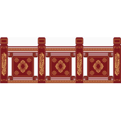 中国风红色围栏婚礼