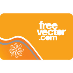 矢量图一张卡片