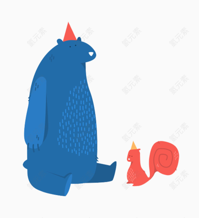 卡通大熊免抠素材