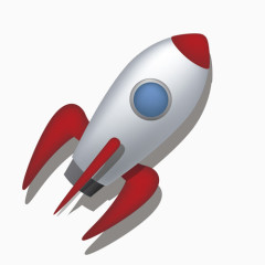 动画版导弹飞行船素材图案