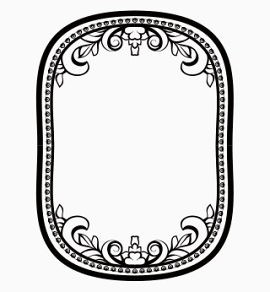 欧式底纹花纹边框