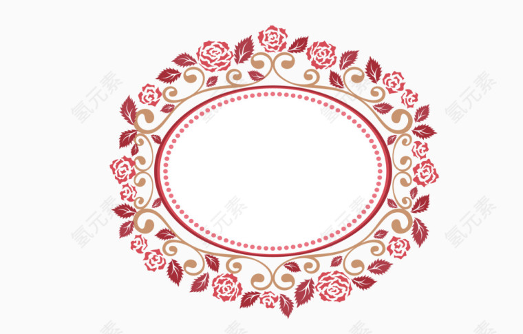 圆圈婚礼邀请函