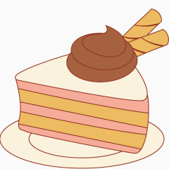 矢量艺术糕点食物