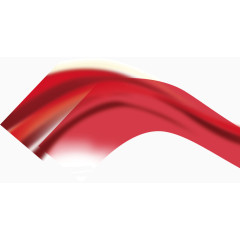 红色抽象飘逸丝绸缎子