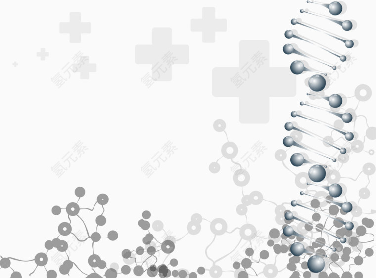 分子结构和螺旋背景