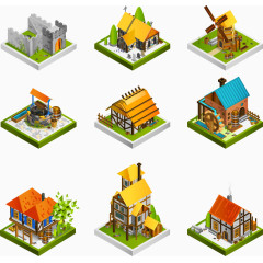 建筑设计矢量素材