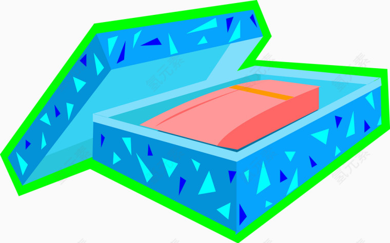 矢量图水晶礼盒