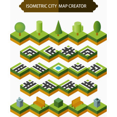 创建等距一个城市