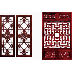 传统古建筑门窗装饰