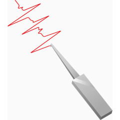 心电，医学元素，淘宝素材