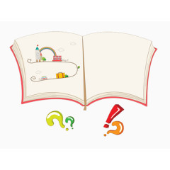 卡通书本辅导班海报