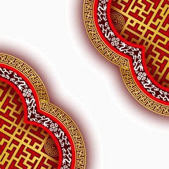 新年中国风元素