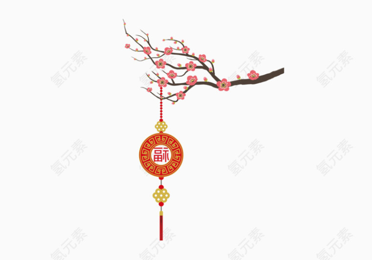 梅花树枝