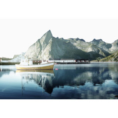 美丽的山脉湖泊