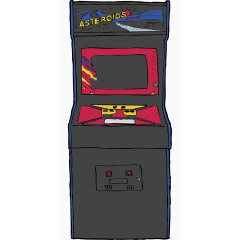 灰色的电动游戏机