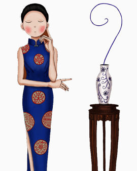 青花瓷女人