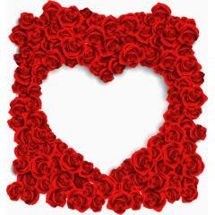 矢量手绘玫瑰花边框