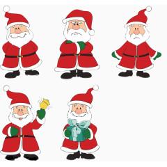 圣诞老人各色动作