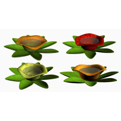 似莲花造型素材